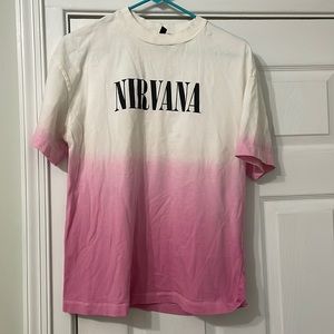 H&M divided Oversized Nirvana tie dye T-shirt - size small
